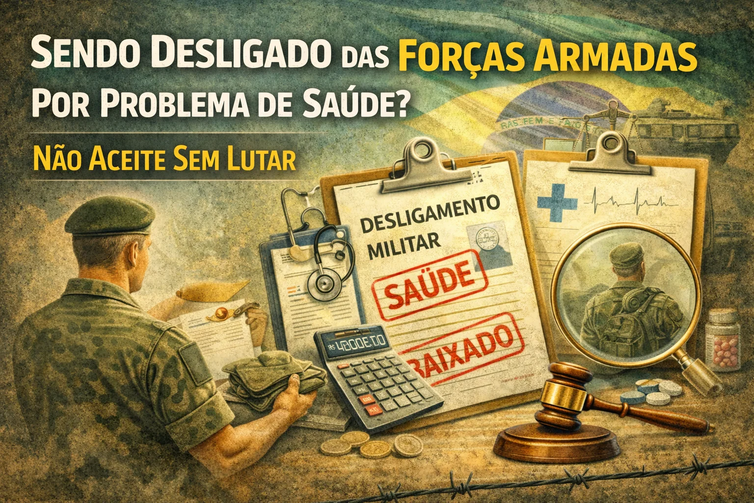 Sendo Desligado das Forças Armadas Por Problema de Saúde? Não Aceite Sem Lutar