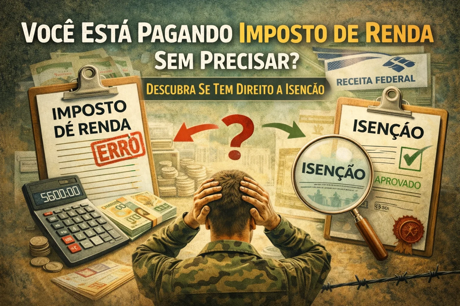 Você Está Pagando Imposto de Renda Sem Precisar? Descubra Se Tem Direito à Isenção